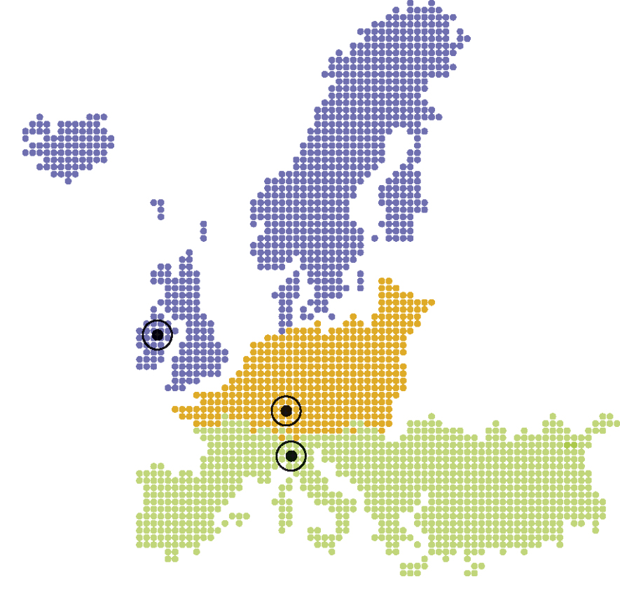 Weltkarte_Map_3-Niederlassungen Location map of all S3 Alliance offices world wide