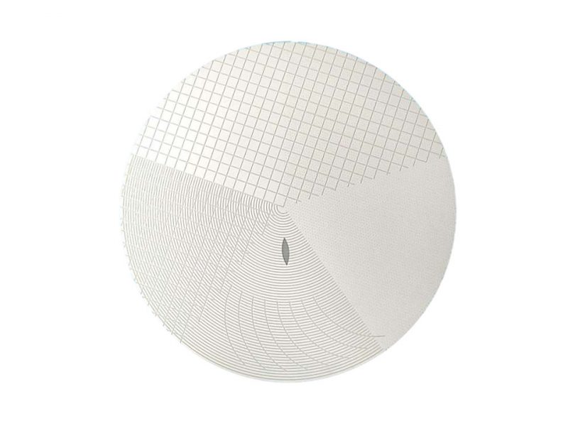 Polish pad from iV Technology with different pattern and the iVT patented hard porous window.